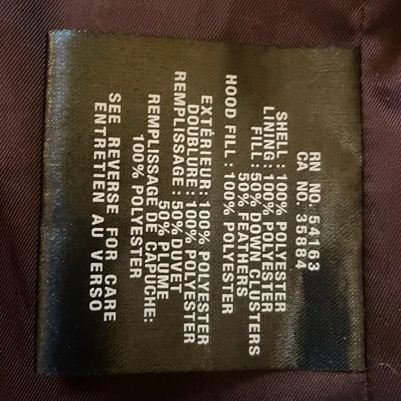 Cole Haan Signature Women's M eggplant purple Down Feather Quilted Coat - Picture 2 of 11